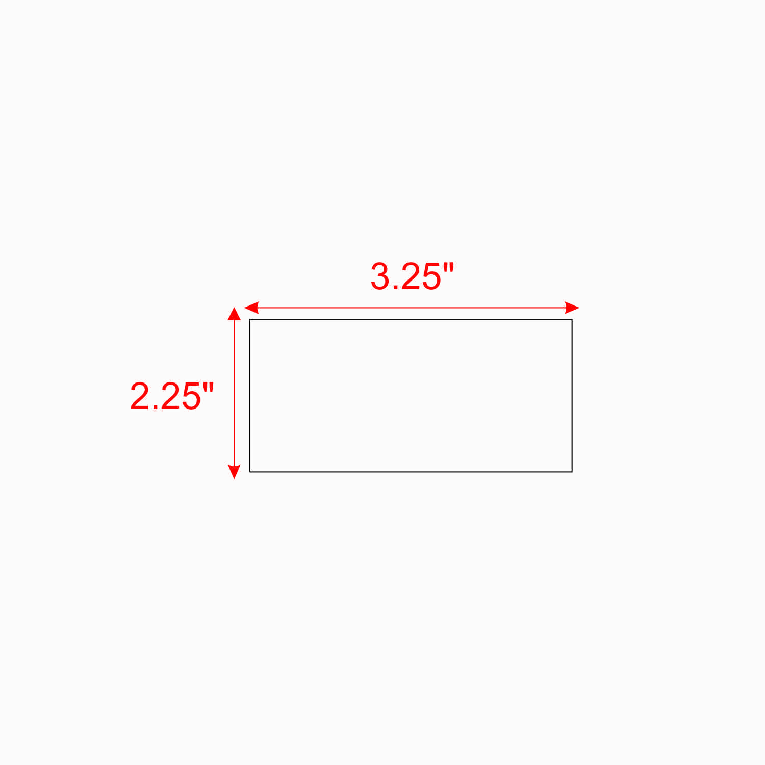 2.25 x 3.25